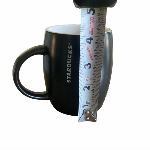 Starbucks Black matte Mermaid Siren Logo Mug 2011 - Picture 3 of 3